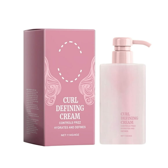 Hairhalo Curl Defining Cream, Curl Cream for Curly & Wavy Hair, Anti Frizz, Moisturizing, Smoothing (1Pcs)