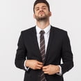thumbnail image 2 of Corbata de corbata de corbata pre-atada corbata de estilo escolar para hombres para niños corbata de poliéster estampado para niños para uniformes escolares y eventos de vacaciones, 2 of 8