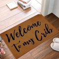 thumbnail image 4 of Halloween Tapis Tapis d'Entrée Durable Paillasson Décoration pour Ami Famille Voisins Cadeau, 4 of 5