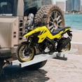 thumbnail image 5 of Miumaeov Motorcycle Hitch Carrier Steel and Aluminum Alloy Motorcycle Carrier for Dirt Bikes Motorcycle Bracket, 5 of 18