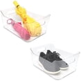 thumbnail image 3 of Isaac Jacobs 2-Pack Large Clear Storage Bins with Handles, BPA-Free, Fridge/Freezer/Food Safe, 3 of 6