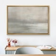 thumbnail image 2 of PixonSign Framed Canvas Print Wall Art Pastel Watercolor Gray Sky Landscape Abstract Shapes Illustrations Modern Art Decorative Minimal Relax/Calm for Living Room, Bedroom, Office - 24"x36" Natural, 2 of 5