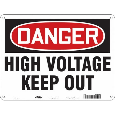 

Condor Safety Sign 18 inx24 in Aluminum 479T61 479T61 ZO-G5801822