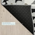 thumbnail image 5 of Addison Rugs Chantille Indoor/Outdoor Transitional Floral Black Machine Washable Rectangle Rug, 9' x 12', 5 of 8