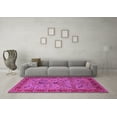 thumbnail image 3 of Ahgly Company Indoor Round Oriental Pink Industrial Area Rugs, 7' Round, 3 of 4