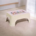 thumbnail image 2 of Bath Stool For Bathroom, Disney Team Mickey Stool For Bathing, Plastic, Lightweight, Versatile & Comfortable Design (Beige) Pack Of 4, 2 of 4