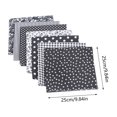 thumbnail image 2 of 7Pcs Cotton Fabric DIY Making Supplies Quilting Patchwork Fabric Fat Quarter Bundles DIY for Quilting Cotton Patchwork Cushions (9.8" x 9.8"), 2 of 3