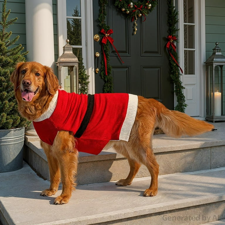 Pet Supplies Extra Large Dog Christmas Sweater Thermal Knit Dog Sweater  Turtleneck Doggy Sweatshirt Stretchy Cold