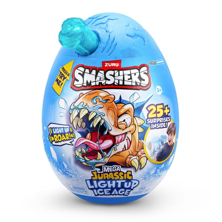 Smashers Mega Jurassic Light up Ice Age (Assorted) Novelty