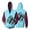 Blue, variant on Spider Cosplay Hoodie Superhero Costume Jacket Full Zip Sweatshirt Web Print Streetwear for Halloween Theme Events