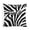 Pattern, variant on Pillow Cases Black And White Zebra Print Linen Pillow Cover 16"x16" for Sofa Bed Party Zebra Black Animal Print Outside Pillows
