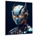 thumbnail image 2 of Designart "The Intelligence of Machines I" Robot Metal Wall Decor, 2 of 5