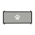 thumbnail image 2 of Kumdkd Adjustable No-Drill Pet Gate for Dogs & Cats – Escape-Proof Indoor/Outdoor Barrier with Anti-Climb Mesh, Built-In Door & Easy Install – Universal Fit for Stairs, Hallways (70.9x30.7in), 2 of 6