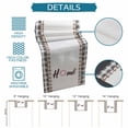 thumbnail image 6 of Spring Flowers Table Runner 72 Inches, Watercolor Floral Leaf Black Plaid Bed Runner Dresser Scarves Tabletop for Indoor Outdoor Parties/Ceremony/Banquet, 14" x 72", 6 of 8