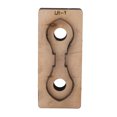 thumbnail image 2 of Leather Metal Cutting Die, Leather Punch Die Handmade Non Deform High Density  Edges  For Scrapbooking LR 1, 2 of 8