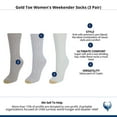 thumbnail image 5 of Gold Toe  Weekender Socks (3 Pair) (Women), 5 of 5