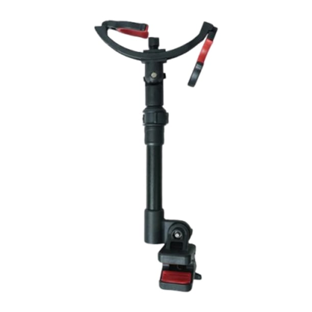 Soporte para caña de pescar para silla, telescópico, multiusos, plegable Negro