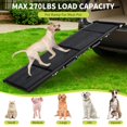thumbnail image 2 of QinaQin Peakpursuit Extra Wide Pet Ramps for Cars - Portable Pet Ramps for Large Dogs, Non-Slip Surface, with Side Rails, Suitable for Suvs and Trucks, 2 of 7