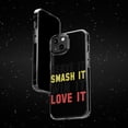thumbnail image 6 of DistinctInk Clear Case for Apple iPhone 15 PLUS (6.7" Screen) - Serve It Smash It Win It Love It Tennis, 6 of 9