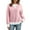 Pink, variant on Crewneck Sweatshirts for Women 2025 Fall Winter Long Sleeve Casual Color Block Sweatshirt Pullover Tops