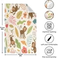 thumbnail image 3 of Soft Absorbent Reusable Kitchen Towels, Set of 4|28x18 in, Cute Monkeys in The Jungle Dining Kitchen Living Room Tea Towels Dish Towels Decorative Towels, 3 of 7