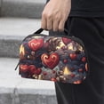 thumbnail image 2 of Hearts Battle Digital Bag with Oxford Fabric, Waterproof and Protective, 5.9x9.44x3.14 in, for Hard Drive Bags, Storage Box, Cord Travel Organizer, Cable Organizer Bag, 2 of 6