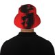 thumbnail image 5 of Balery Minimalist Skull Red Sombreros para el sol para hombre y mujer, sombrero de pescador con UPF 50+, 5 of 6