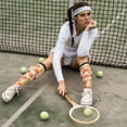 thumbnail image 6 of Xecao Cute Colorful Pumpkins print thigh-high socks, crafted for both men and women with a stretchy, high-opaque design perfect for daily wear, 6 of 6