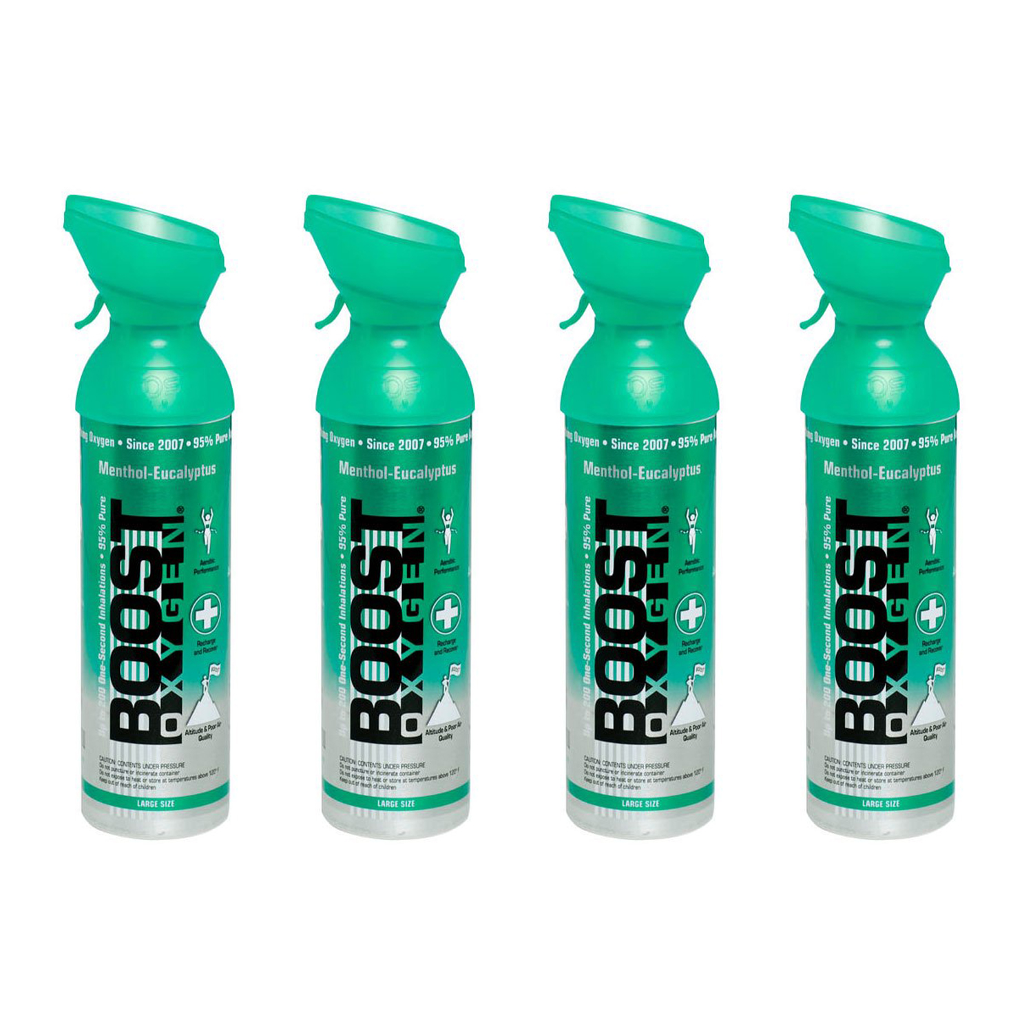 Boost Oxygen Natural 10 Liter Pure Oxygen Canister, Menthol Eucalyptus
