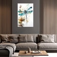 thumbnail image 2 of ZHONGYUTONG Dragonfly Canvas Wall Art for Bathroom Watercolor Dragonfly Pictures Wall Decor Home Painting Framed (20.00" x 30.00"), 2 of 5