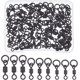 thumbnail image 1 of 75 piezas de conector de rodamiento de pesca de latón de 3 estilos, conectores giratorios de pesca, conectores a presión, electroforesis, barril giratorio negro, conector giratorio de pesca, 1 of 5