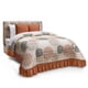 thumbnail image 1 of Colcha con Cojines Matrimonial Elefantito Rietti Color Beige Geométrico, 1 of 3