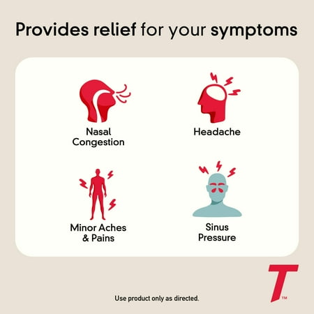 Tylenol Sinus Severe Non-Drowsy Day Cold & Flu Relief Caplets, 24 ct