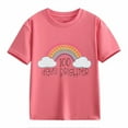 thumbnail image 4 of MZXELPRJD Short Sleeve Crop Top Cute Tops for Girls 10-12 White Cotton Tshirt Clothes Girls 8-10 Girl Size 14 Clothes Size 12/14 Clothes 2 T Clothes Girl Little Girl Clothes 2t Teen School, 4 of 5
