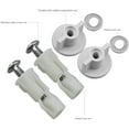 Weijiyouyu 1 Set Universal Toilet Seats Screws and Bolts Toilet Seat