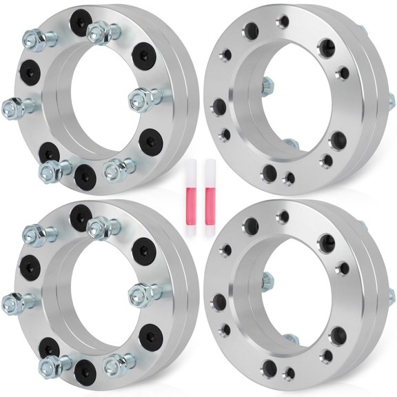 cciyu Wheel Spacers 5 Lug 4PCS 2 inch 51mm Thick 5x5.5 (5x139.7mm) to 6x5.5 (6x139.7mm) Wheel Spacers Compatible for 1959-1986 for Jeep 1953-2006 for Ford 1974-2003 for Dodge