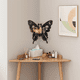 thumbnail image 2 of Estante de exhibición de mariposas, estantes flotantes de madera, estante de esquina de pared, estantería de esquina elegante, estante de esquina de mariposas, 2 of 6