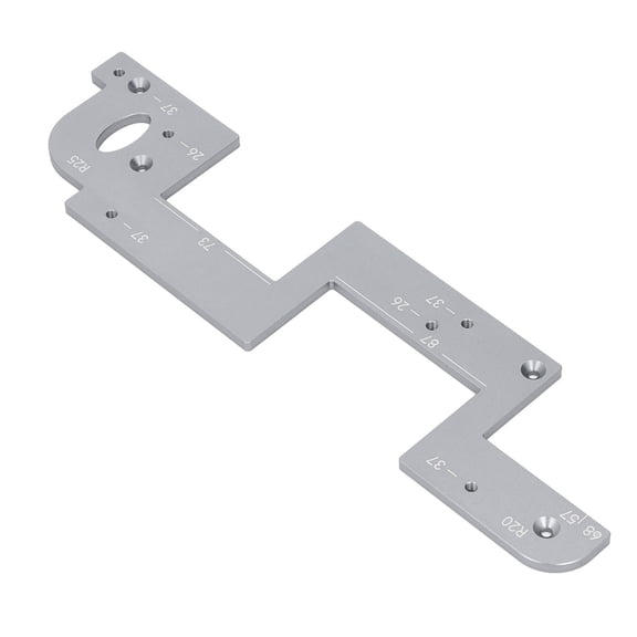 Yajisi 6 mm High‑Precision Aluminum Alloy Slotting Router Template for Cabinet Doors – Wear‑Resistant, Accurate, Easy‑Use Kitchen & Home Furniture Molding