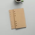 thumbnail image 1 of HAMPPLIES 160Pcs Notebook Refill Blank Kraft Paper Loose Leaf Planner Filler Paper for Binder Inserts, 1 of 6