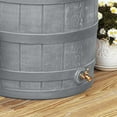 thumbnail image 6 of Good Ideas RW50 Rain Wizard 50gal Plastic Rain Barrel Water Collector, Gray, 6 of 9