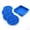 Blue, variant on Coasters for Drink, Silicone Coasters 4 Pcs per Set with Holder, Non-Slip Cup Coasters Fits Any Size of Drinking Glasse and Table Type
