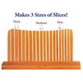 thumbnail image 3 of DB-Tech Bamboo Wood Compact Foldable Bread Slicer,6 ½ " - Narrow Version, 3 of 8