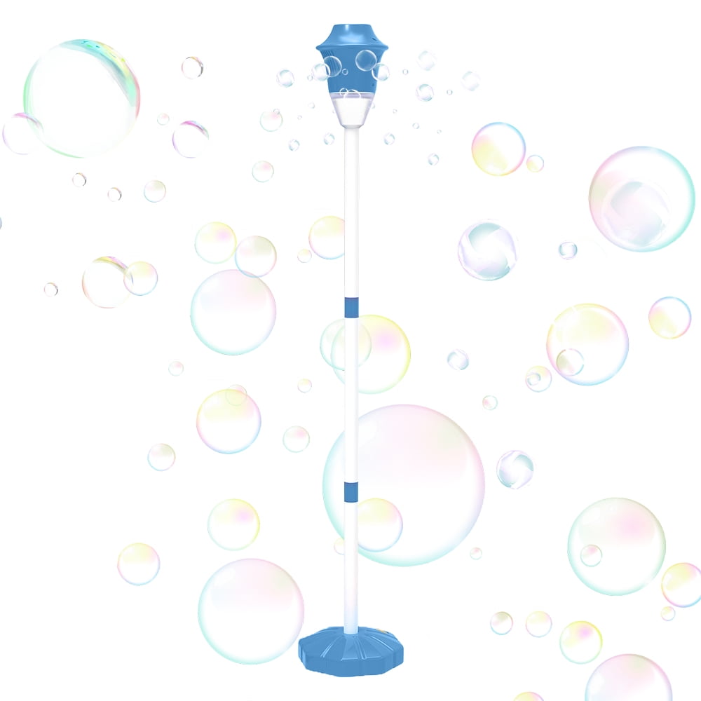 bubble blower Bubble Machine Light Vertical Bubble Maker Outdoor Wedding Christmas Party Interactive Rechargeable Street Light Shaped Automatic Bubble Machine