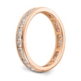 thumbnail image 5 of 14k Rose Gold Channel Set Diamond Eternity Wedding Band Anniversary Ring Size 7.5 - 1 Ct., 5 of 5