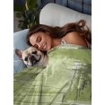 thumbnail image 3 of Twin Flat Sheet 66"x96", Sage Green Abstract Soft Lightweight Bedding Flat Sheets Only, Modern Mottled Art Oil Painting Brushed Microfiber Top Bed Sheet, Breathable StainResistant Bedsheets, 3 of 9