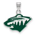 thumbnail image 1 of LogoArt NHL Minnesota Wild Sterling Silver Small E, 1 of 5