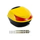 thumbnail image 4 of Estuche superior para motocicleta Estuche de almacenamiento organizado para motocicleta Baúl trasero para motocicleta amarillo, 4 of 9