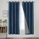 thumbnail image 1 of Cortinas opacas Joydeco, color azul vaquero, 183 x 183 cm, 100% opacas, 1 of 8