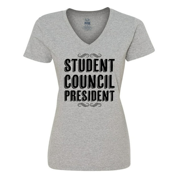 Inktastic Student Council President Women's V-Neck T-Shirt