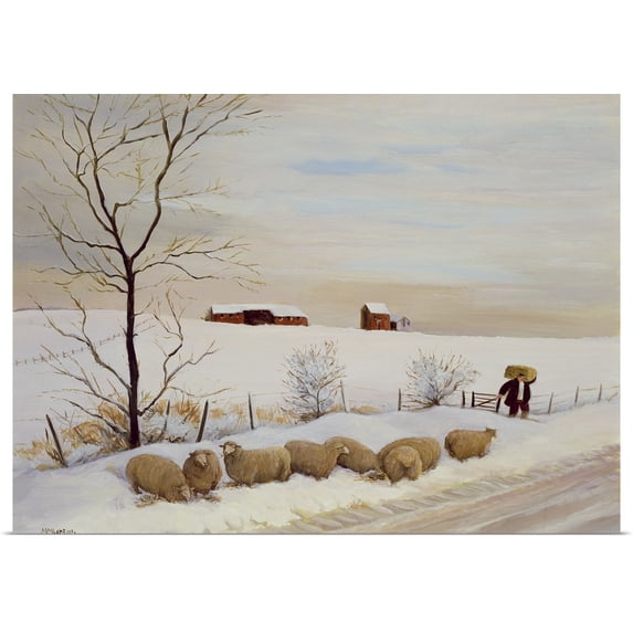 Great BIG Canvas | Rolled Margaret Loxton Poster Print entitled Another Hard Winter